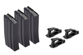 Kit including three AR-15 magazines and Magpul Ranger Plates.